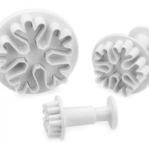 Cake Masters Ausstecher + Stempel Eiskristall 3er