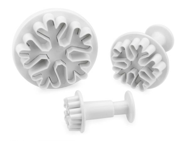 Cake Masters Ausstecher + Stempel Eiskristall 3er