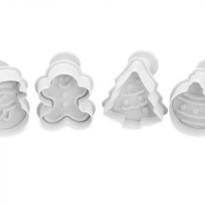 Cake Masters Ausstecher + Stempel Weihnachten 4er