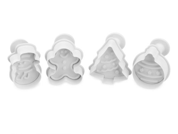 Cake Masters Ausstecher + Stempel Weihnachten 4er
