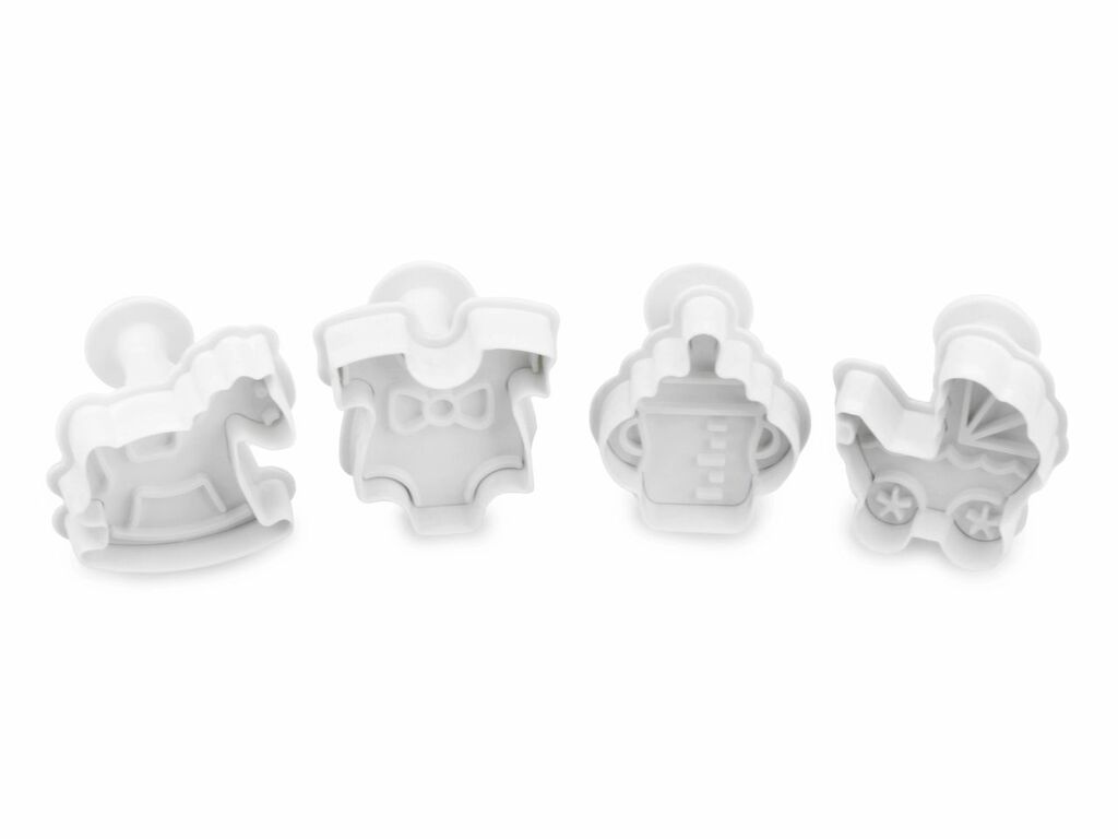 Cake Masters Ausstecher + Stempel Baby 4er