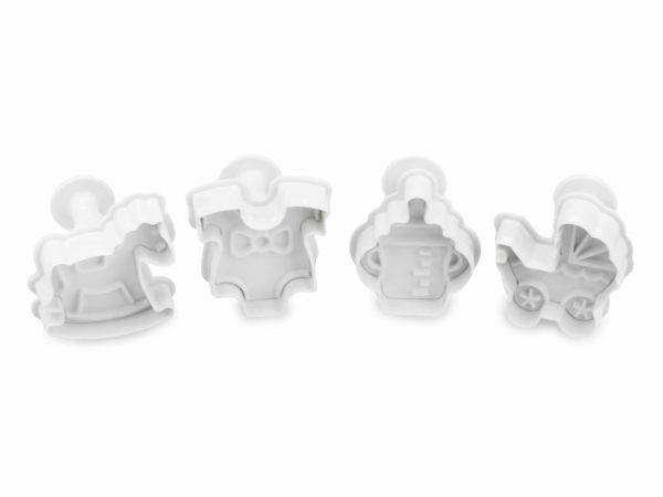 Cake Masters Ausstecher + Stempel Baby 4er