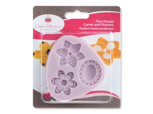 Cake Masters Flexform Kamee und Blumen – Bild 2