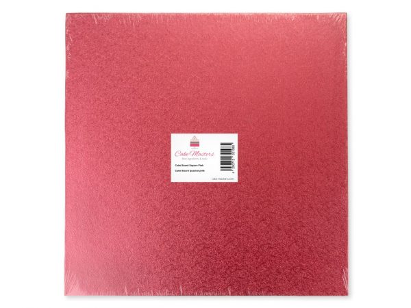 Cake Masters Cakeboard quadrat 35cm pink – Bild 2