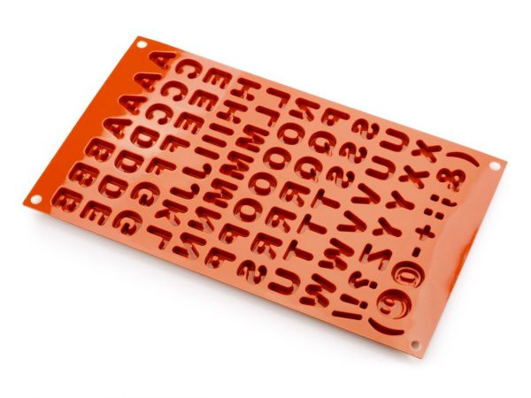Silikomart Silikonform klein Buchstaben – Bild 2
