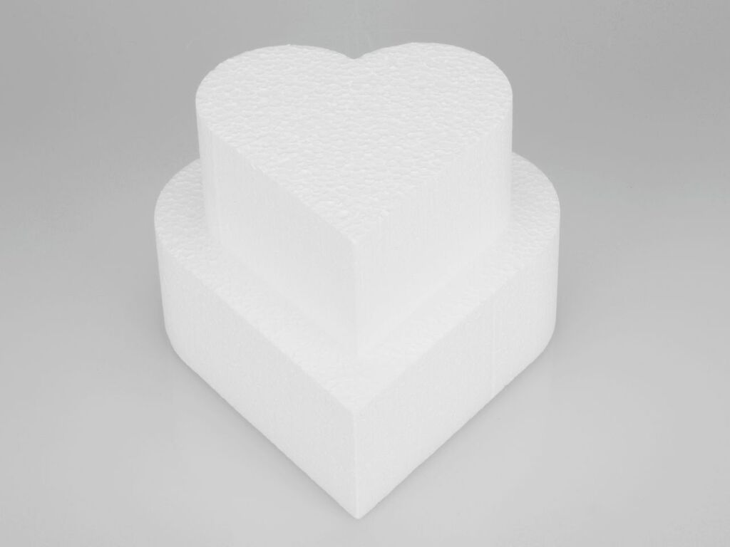 Cake Masters Torten-Dummy Herz 20cm,Höhe: 7cm
