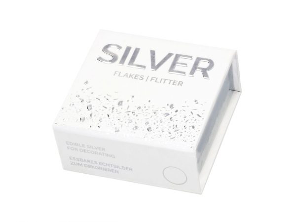 Cake Masters Mini-Flacon Flitter grob silber-blau – Bild 2