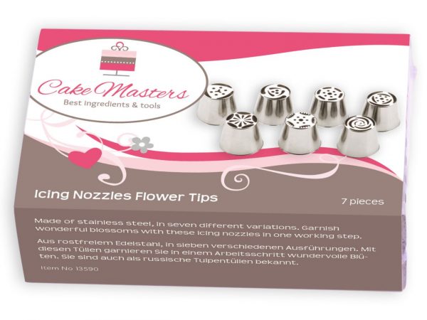 Cake Masters Icing Nozzles Flower 7er Set – Bild 2