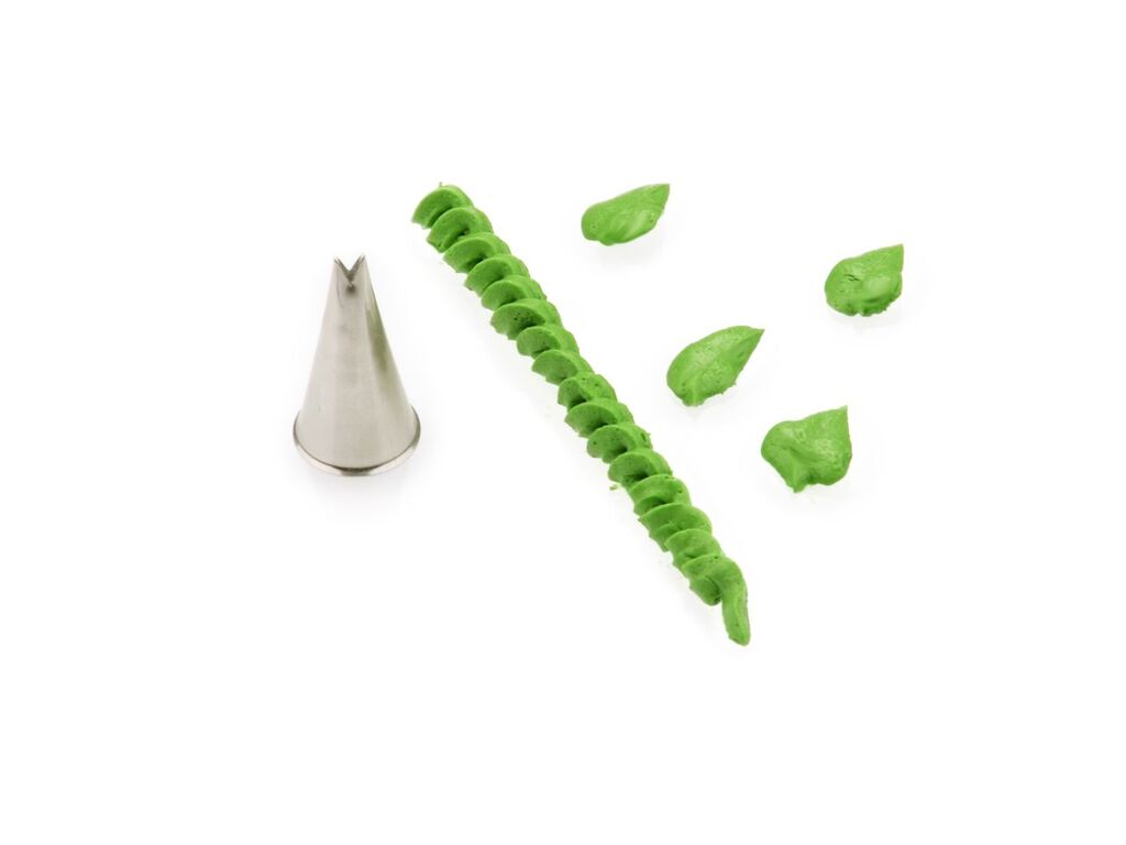 Cake Masters Garniertülle Blatttülle offen 4mm x 3,5mm GREENLINE