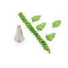 Cake Masters Garniertülle Blatttülle offen 5mm x 4,5mm GREENLINE – Bild 3