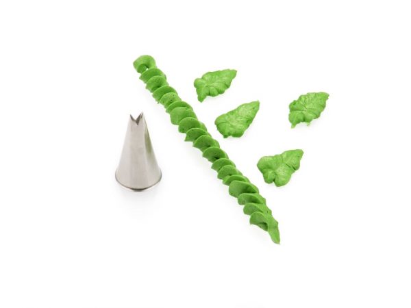Cake Masters Garniertülle Blatttülle offen 5mm x 4,5mm GREENLINE