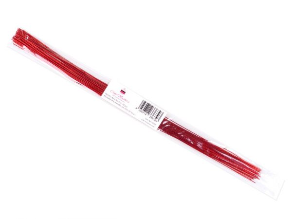 Cake Masters Blumendraht metallic rot 20G 50 Stück – Bild 2