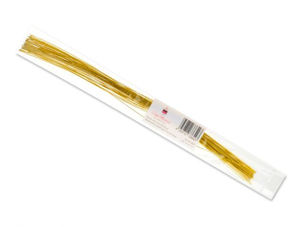 Cake Masters Blumendraht metallic gold 24G 50 Stück – Bild 2