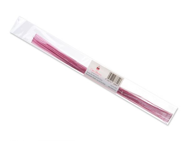 Cake Masters Blumendraht metallic rosa 24G 50 Stück – Bild 2