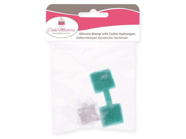Cake Masters Silikonstempel mit Ausstecher Hortensie – Bild 2