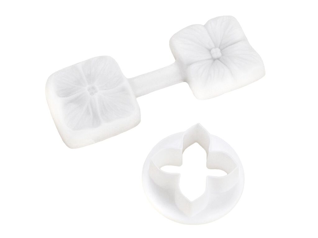 Cake Masters Silikonstempel mit Ausstecher Hortensie