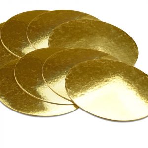 Cake Masters Golden Plate 20cm gold glänzend 8 Stück