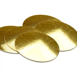 Cake Masters Golden Plate 28cm gold glänzend 5 Stück