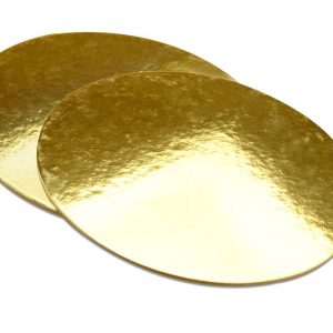 Cake Masters Golden Plate 35cm gold glänzend 2 Stück