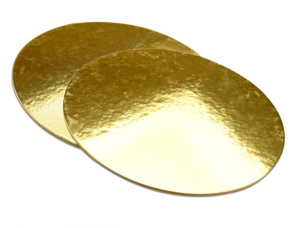 Cake Masters Golden Plate 35cm gold glänzend 2 Stück