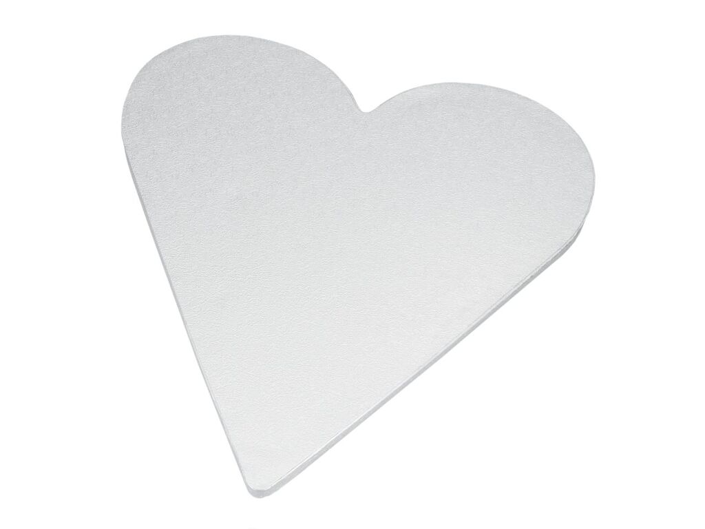 Cake Masters Cakeboard Herz 30cm silber