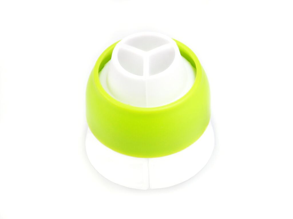 Cake Masters Spritztüllenadapter groß für 3 Spritzbeutel GREENLINE