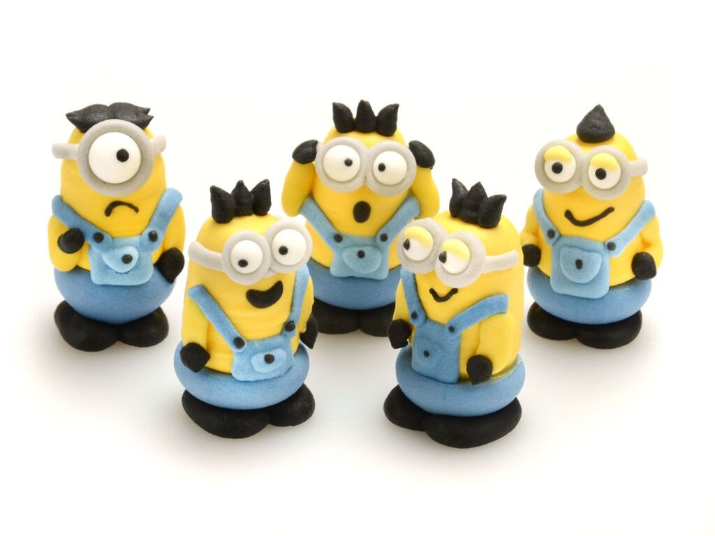 Cake Masters Minions Zucker 5 Stück