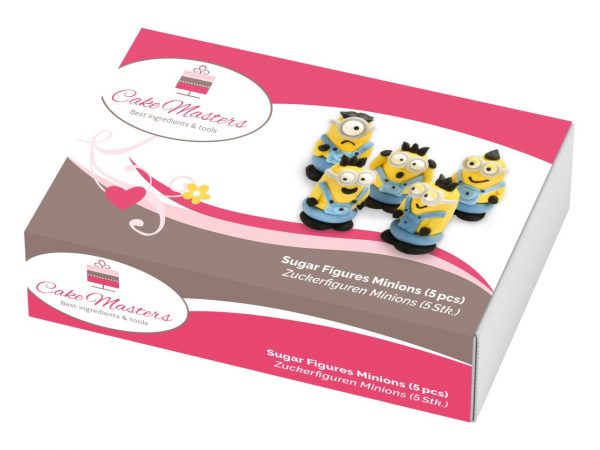 Cake Masters Minions Zucker 5 Stück – Bild 2