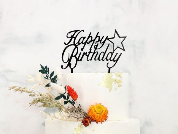 Cake Masters Cake Topper Happy Birthday