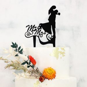 Cake MastersCake Topper Mr. & Mrs. schwarz
