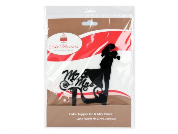 Cake MastersCake Topper Mr. & Mrs. schwarz – Bild 2
