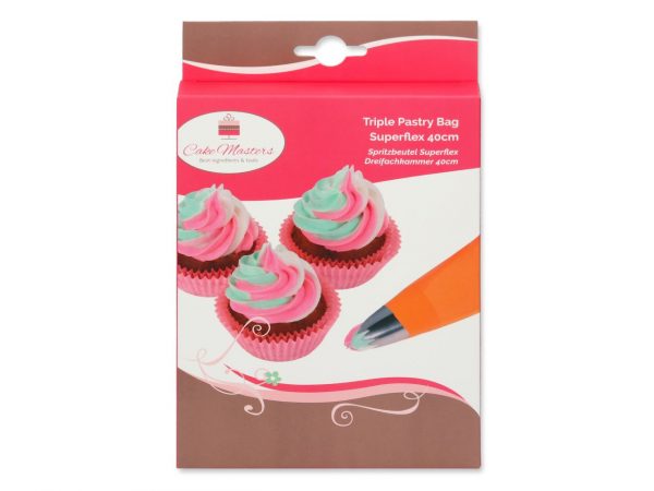 Cake Masters Spritzbeutel Superflex Dreifachkammer 40cm – Bild 2