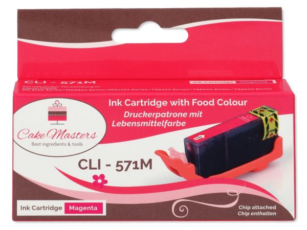 Cake Masters Patrone magenta CLI-571M – Bild 2