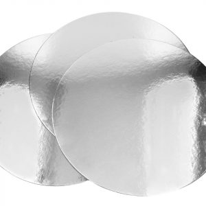 Cake Masters Silver Plate 30cm silber glänzend 3 Stück