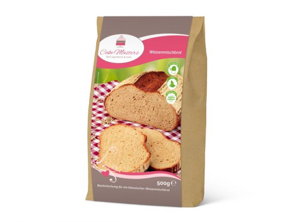 Cake Masters Backmischung Weizenmischbrot 500g – Bild 2