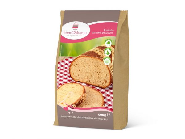 Cake Masters Backmischung Rustikales Kartoffel-Bauernbrot 500g – Bild 2