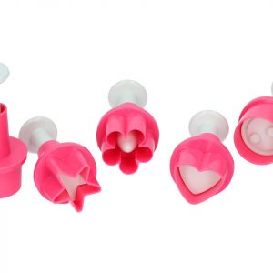 Cake Masters Ausstecher + Stempel verschiedene Formen 5er