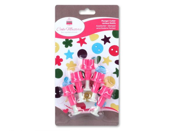 Cake Masters Ausstecher + Stempel verschiedene Formen 5er – Bild 2