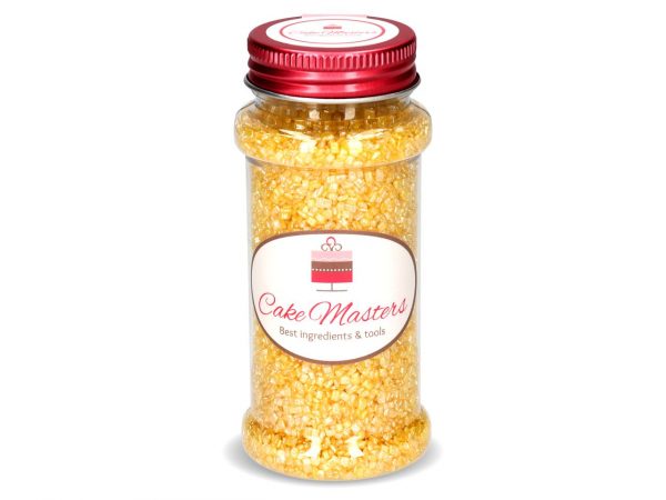 Cake Masters Glimmer Zucker gelb 100g – Bild 2