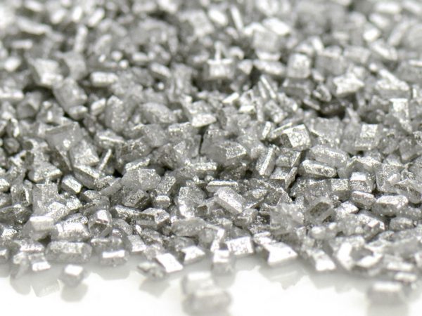 CM Basics Glimmer Zucker silber 100g