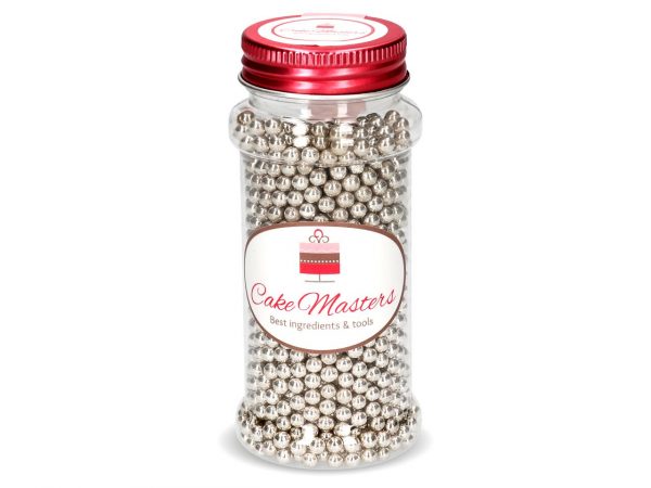 Cake Masters Silberperlen klein, Zucker 100g – Bild 2