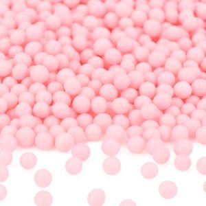 CM Basics Weiche Zuckerperlen rosa glimmer 100g