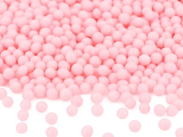 CM Basics Weiche Zuckerperlen rosa glimmer 100g