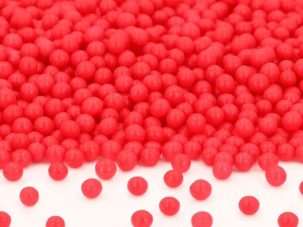 CM Basics Weiche Zuckerperlen rot 100g