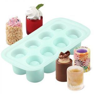 Wilton Round Shot Glasses Silikon Mold