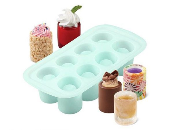 Wilton Round Shot Glasses Silikon Mold