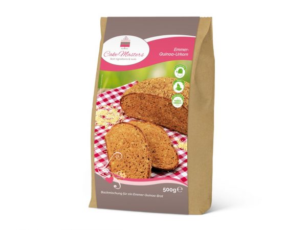 Cake Masters Backmischung Emmer-Quinoa-Urkorn 500g – Bild 2