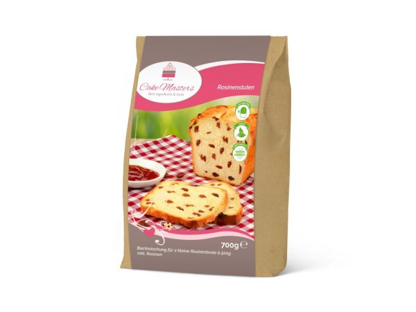 Cake Masters Backmischung Rosinenstuten 700g – Bild 2