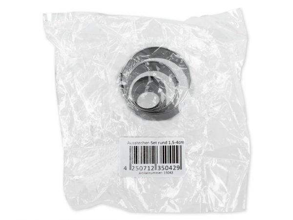 Cake Masters Ausstecher-Set rund 1,5-4cm – Bild 2