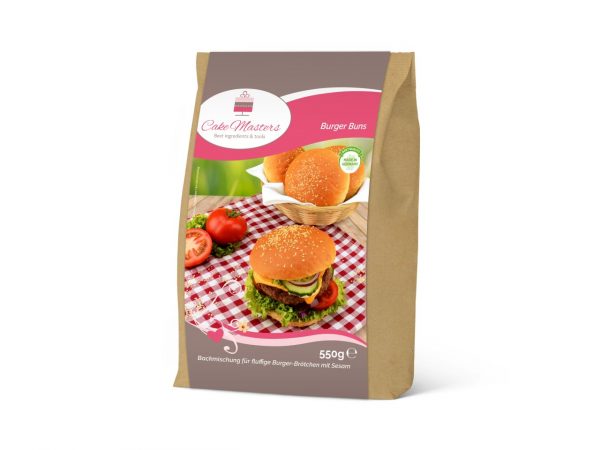 Cake Masters Backmischung Burger Buns 550g – Bild 2
